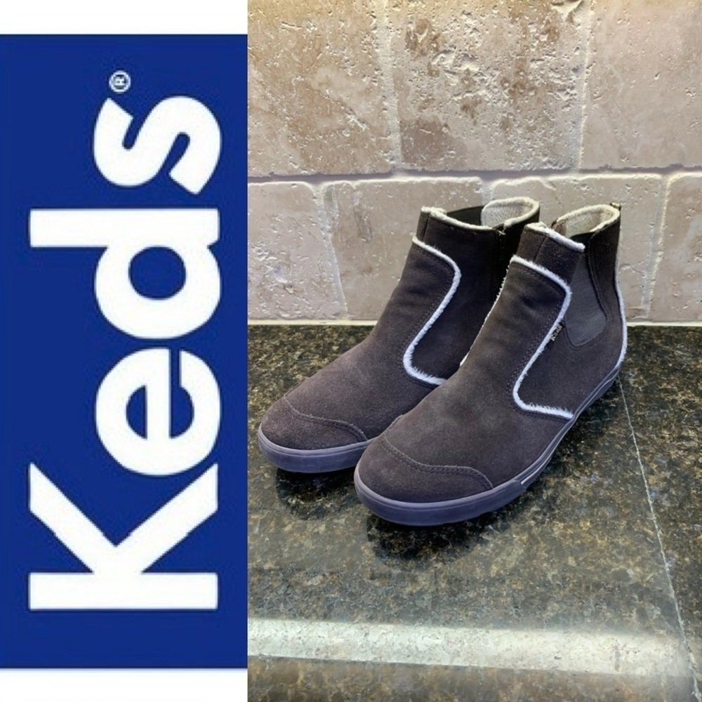 Keds Cognac Suede Boot Sneakers brown size 8